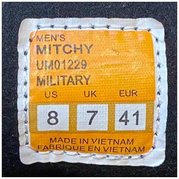 Cushe Men’s MITCHY US8 UK7 EUR41 Military Green w Teal model UM01229 - Picture 14 of 14